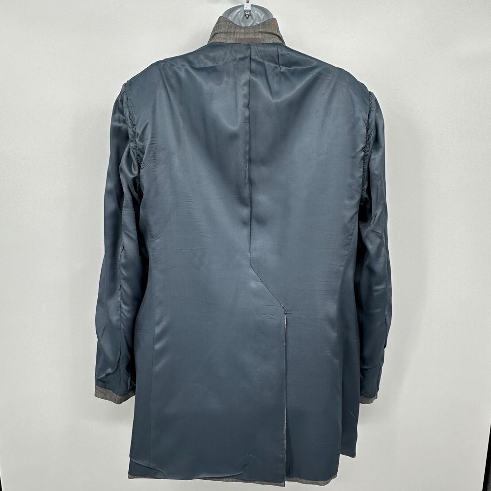 Vintage 70s Neiman Marcus Blazer Vest Mens Size 46 Extra Long Glenurquhart Check - Picture 14 of 16